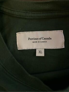 Province of Canada Crop Top in Forest Green
